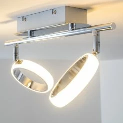 Hofstein Dobris Deckenspot LED Chrom, 2-flammig -Bürolampen Verkäufe dobris deckenspot h166889 11