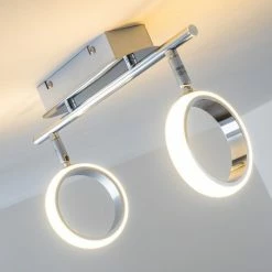 Hofstein Dobris Deckenspot LED Chrom, 2-flammig -Bürolampen Verkäufe dobris deckenspot h166889 4
