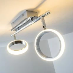 Hofstein Dobris Deckenspot LED Chrom, 2-flammig -Bürolampen Verkäufe dobris deckenspot h166889 7