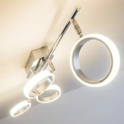 Hofstein Dobris Deckenspot LED Chrom, 4-flammig -Bürolampen Verkäufe dobris deckenspot h166902 14