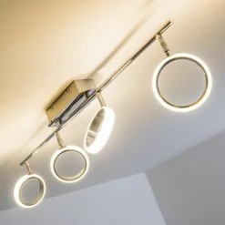 Hofstein Dobris Deckenspot LED Chrom, 4-flammig -Bürolampen Verkäufe dobris deckenspot h166902 16