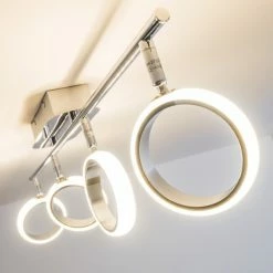 Hofstein Dobris Deckenspot LED Chrom, 4-flammig -Bürolampen Verkäufe dobris deckenspot h166902 18