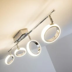Hofstein Dobris Deckenspot LED Chrom, 4-flammig -Bürolampen Verkäufe dobris deckenspot h166902 19