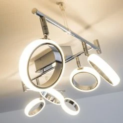 Hofstein Dobris Deckenspot LED Chrom, 6-flammig -Bürolampen Verkäufe dobris deckenspot h166919 14