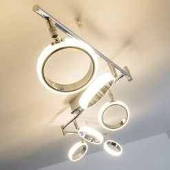 Hofstein Dobris Deckenspot LED Chrom, 6-flammig -Bürolampen Verkäufe dobris deckenspot h166919 15