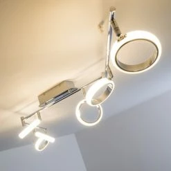 Hofstein Dobris Deckenspot LED Chrom, 6-flammig -Bürolampen Verkäufe dobris deckenspot h166919 6