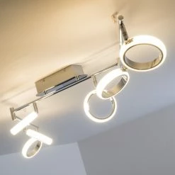 Hofstein Dobris Deckenspot LED Chrom, 6-flammig -Bürolampen Verkäufe dobris deckenspot h166919 7