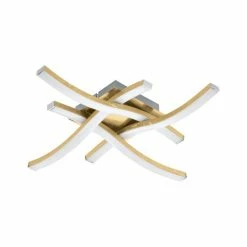 Eglo Leuchten EGLO CABEZAS Deckenleuchte LED Weiß, Gold, 4-flammig