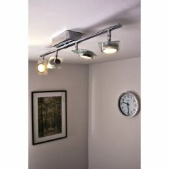 Eglo Leuchten Eglo TINNARI Lichtschiene LED Chrom, 4-flammig -Bürolampen Verkäufe eglo tinnari lichtschiene 91635 do1 22