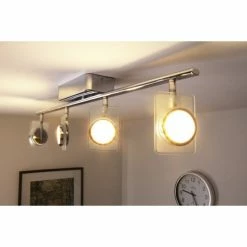 Eglo Leuchten Eglo TINNARI Lichtschiene LED Chrom, 4-flammig -Bürolampen Verkäufe eglo tinnari lichtschiene 91635 do1 3