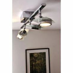 Eglo Leuchten Eglo TINNARI Lichtschiene LED Chrom, 4-flammig -Bürolampen Verkäufe eglo tinnari lichtschiene 91635 do1 9