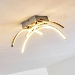 Hofstein Elia Deckenleuchte LED Chrom, 1-flammig -Bürolampen Verkäufe elia deckenleuchte h167398 11