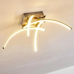 Hofstein Elia Deckenleuchte LED Chrom, 1-flammig -Bürolampen Verkäufe elia deckenleuchte h167398 13