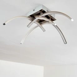 Hofstein Elia Deckenleuchte LED Chrom, 1-flammig -Bürolampen Verkäufe elia deckenleuchte h167398 16