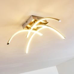 Hofstein Elia Deckenleuchte LED Chrom, 1-flammig -Bürolampen Verkäufe elia deckenleuchte h167398 2