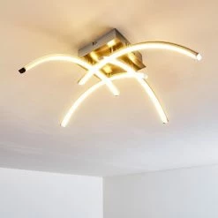 Hofstein Elia Deckenleuchte LED Chrom, 1-flammig -Bürolampen Verkäufe elia deckenleuchte h167398 5