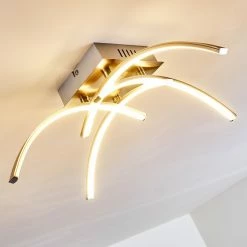 Hofstein Elia Deckenleuchte LED Chrom, 1-flammig -Bürolampen Verkäufe elia deckenleuchte h167398 6