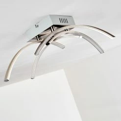 Hofstein Elia Deckenleuchte LED Chrom, 1-flammig -Bürolampen Verkäufe elia deckenleuchte h167398 8