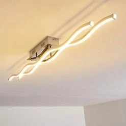 Hofstein Embree Deckenleuchte LED Edelstahl, 2-flammig 27 Hofstein Embree Deckenleuchte LED Edelstahl, 2-flammig -Bürolampen Verkäufe embree deckenleuchte h3008539 10