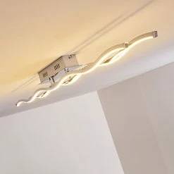 Hofstein Embree Deckenleuchte LED Edelstahl, 2-flammig 29 Hofstein Embree Deckenleuchte LED Edelstahl, 2-flammig -Bürolampen Verkäufe embree deckenleuchte h3008539 12