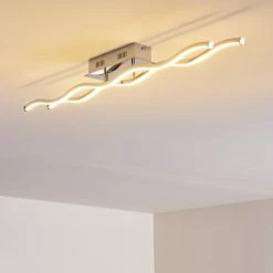 Hofstein Embree Deckenleuchte LED Edelstahl, 2-flammig 31 Hofstein Embree Deckenleuchte LED Edelstahl, 2-flammig -Bürolampen Verkäufe embree deckenleuchte h3008539 14