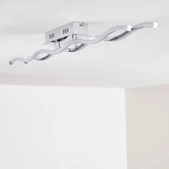 Hofstein Embree Deckenleuchte LED Edelstahl, 2-flammig 32 Hofstein Embree Deckenleuchte LED Edelstahl, 2-flammig -Bürolampen Verkäufe embree deckenleuchte h3008539 15