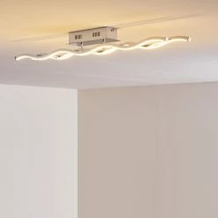 Hofstein Embree Deckenleuchte LED Edelstahl, 2-flammig 22 Hofstein Embree Deckenleuchte LED Edelstahl, 2-flammig -Bürolampen Verkäufe embree deckenleuchte h3008539 5