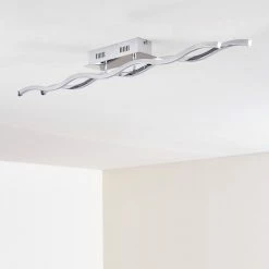 Hofstein Embree Deckenleuchte LED Edelstahl, 2-flammig 23 Hofstein Embree Deckenleuchte LED Edelstahl, 2-flammig -Bürolampen Verkäufe embree deckenleuchte h3008539 6