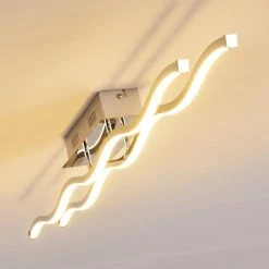 Hofstein Embree Deckenleuchte LED Edelstahl, 2-flammig 26 Hofstein Embree Deckenleuchte LED Edelstahl, 2-flammig -Bürolampen Verkäufe embree deckenleuchte h3008539 9