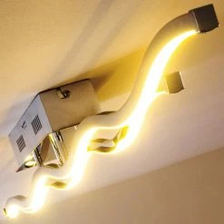 Paul Neuhaus Leuchten EMMA Deckenleuchte LED Edelstahl, 2-flammig -Bürolampen Verkäufe emma deckenleuchte 8450 17 17