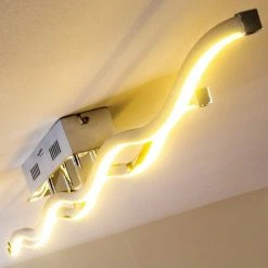 Paul Neuhaus Leuchten EMMA Deckenleuchte LED Edelstahl, 2-flammig -Bürolampen Verkäufe emma deckenleuchte 8450 17 18