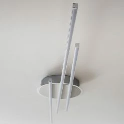 Hofstein Emo Deckenleuchte LED Stahl gebürstet, 3-flammig -Bürolampen Verkäufe emo deckenleuchte h3009222 13