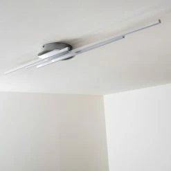 Hofstein Emo Deckenleuchte LED Stahl gebürstet, 3-flammig -Bürolampen Verkäufe emo deckenleuchte h3009222 4