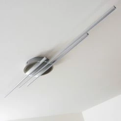 Hofstein Emo Deckenleuchte LED Stahl gebürstet, 3-flammig -Bürolampen Verkäufe emo deckenleuchte h3009222 8