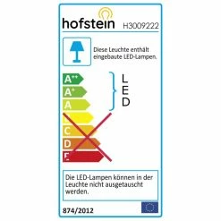 Hofstein Emo Deckenleuchte LED Stahl gebürstet, 3-flammig -Bürolampen Verkäufe emo deckenleuchte h3009222 9