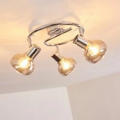 Hofstein Esberg Deckenleuchte Chrom, 3-flammig -Bürolampen Verkäufe esberg deckenleuchte h3277966 do1 11