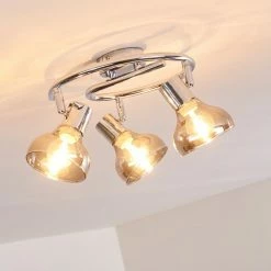 Hofstein Esberg Deckenleuchte Chrom, 3-flammig -Bürolampen Verkäufe esberg deckenleuchte h3277966 do1 12