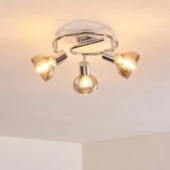 Hofstein Esberg Deckenleuchte Chrom, 3-flammig -Bürolampen Verkäufe esberg deckenleuchte h3277966 do1 3