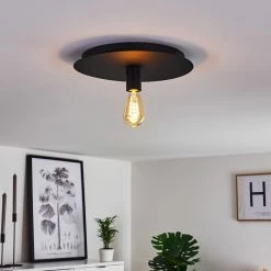 Hofstein Esbjerg Deckenleuchte Schwarz, 1-flammig -Bürolampen Verkäufe esbjerg deckenleuchte h3368435 4