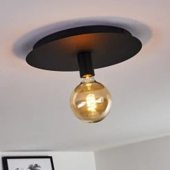 Hofstein Esbjerg Deckenleuchte Schwarz, 1-flammig -Bürolampen Verkäufe esbjerg deckenleuchte h3368435 6