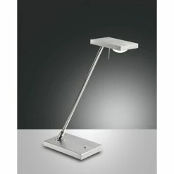 Fabas Luce Como Tischleuchte LED Chrom, Aluminium, 1-flammig