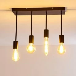 Hofstein Fabius Deckenleuchte Schwarz, 1-flammig -Bürolampen Verkäufe fabius deckenleuchte h3352717 7