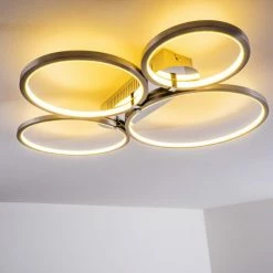 Hofstein Fallo Deckenleuchte LED Chrom, 1-flammig -Bürolampen Verkäufe fallo deckenleuchte h167466 13