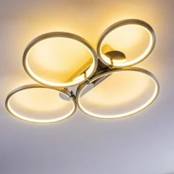 Hofstein Fallo Deckenleuchte LED Chrom, 1-flammig -Bürolampen Verkäufe fallo deckenleuchte h167466 2