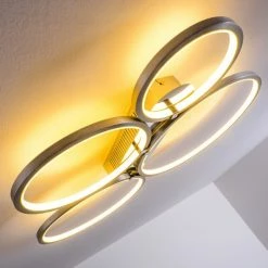 Hofstein Fallo Deckenleuchte LED Chrom, 1-flammig -Bürolampen Verkäufe fallo deckenleuchte h167466 21