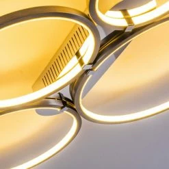 Hofstein Fallo Deckenleuchte LED Chrom, 1-flammig -Bürolampen Verkäufe fallo deckenleuchte h167466 3