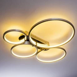 Hofstein Fallo Deckenleuchte LED Chrom, 1-flammig -Bürolampen Verkäufe fallo deckenleuchte h167466 4