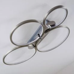 Hofstein Fallo Deckenleuchte LED Chrom, 1-flammig -Bürolampen Verkäufe fallo deckenleuchte h167466 6