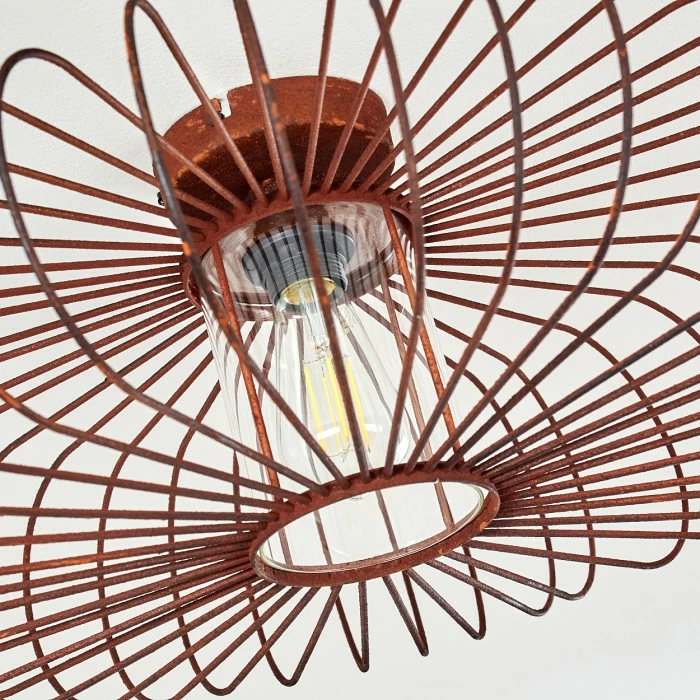 Hofstein Farhus Deckenleuchte Rostfarben, 1-flammig 14 Hofstein Farhus Deckenleuchte Rostfarben, 1-flammig – Bild 14