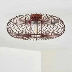 Hofstein Farhus Deckenleuchte Rostfarben, 1-flammig 31 Hofstein Farhus Deckenleuchte Rostfarben, 1-flammig -Bürolampen Verkäufe farhus deckenleuchte h3355879 14